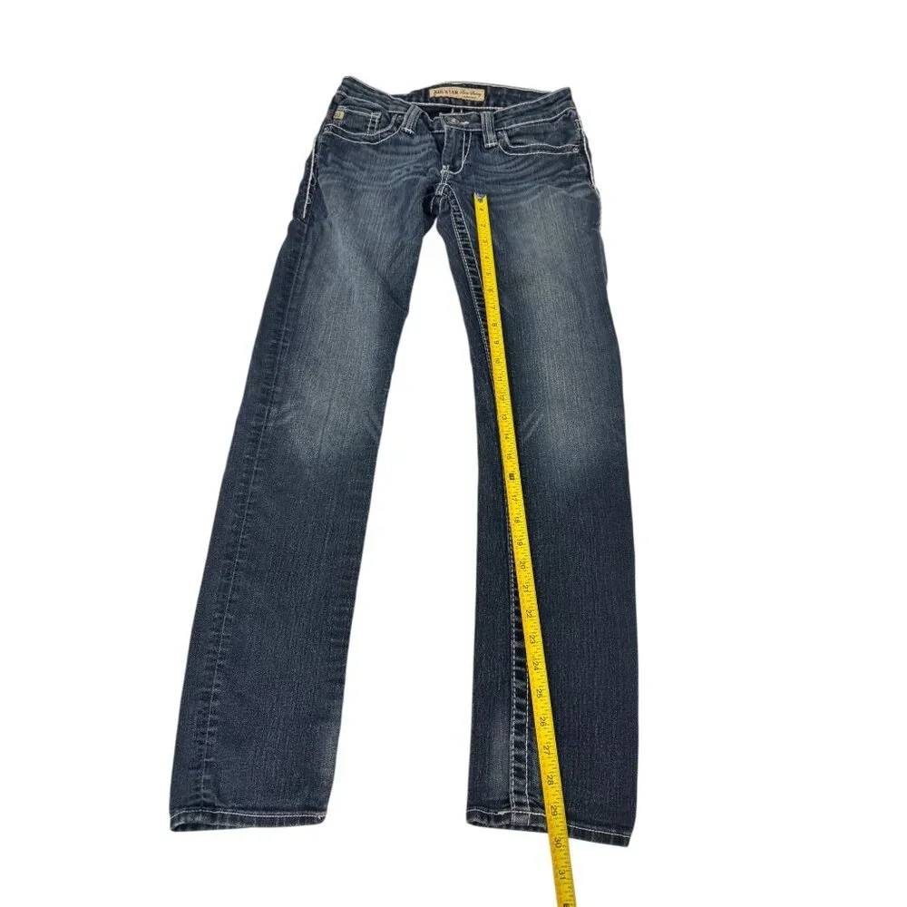 Big Star Sweet Skinny Ultra-Low Fit Womens Jeans 26R Medium Wash Stretch Denim - Picture 5 of 9